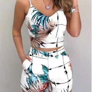 2 piece short set